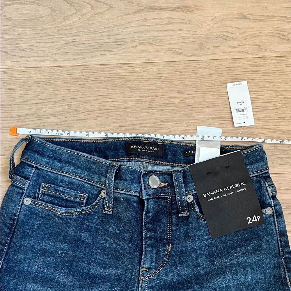 Banana Republic’s Womens Blue Skinny Jeans 24P NWT - Picture 8 of 8
